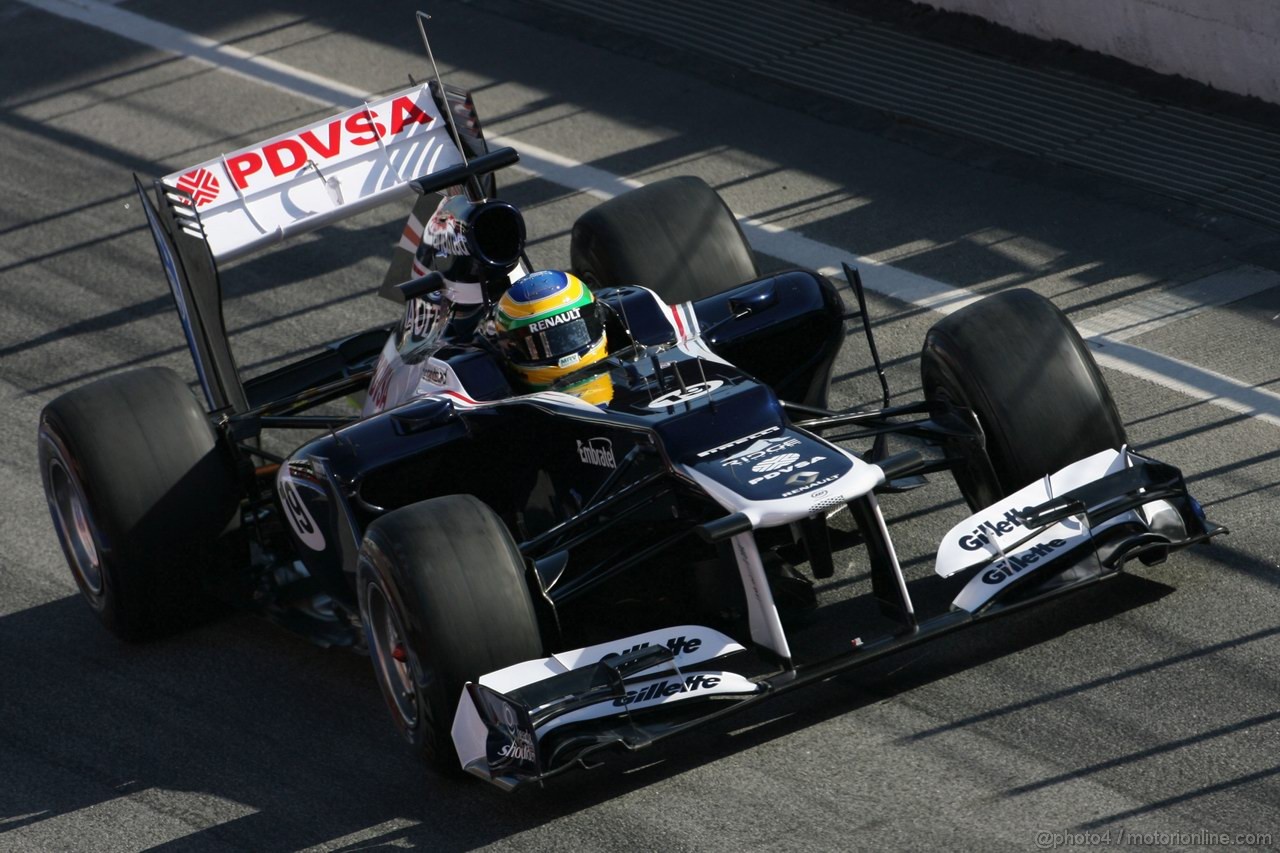 Barcelona Test Febbraio 2012, 21.02.2012, Barcelona, Spain,
Bruno Senna (BRE), Williams F1 Team   - Formula 1 Testing, day 1 - Formula 1 World Championship 