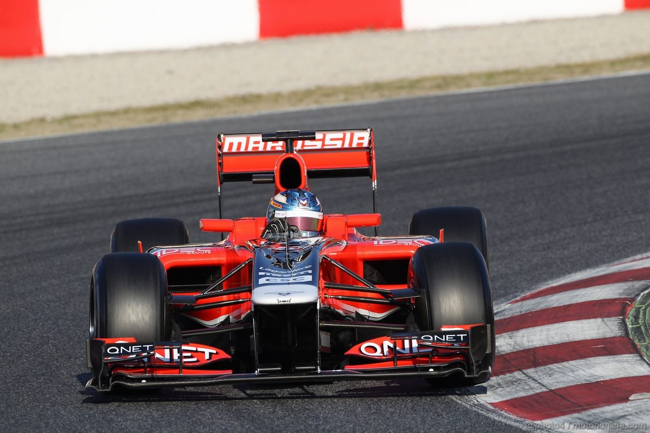 Barcelona Test Febbraio 2012, 21.02.2012, Barcelona, Spain,
Charles Pic (FRA), Marussia F1 Team - Formula 1 Testing, day 1 - Formula 1 World Championship 
