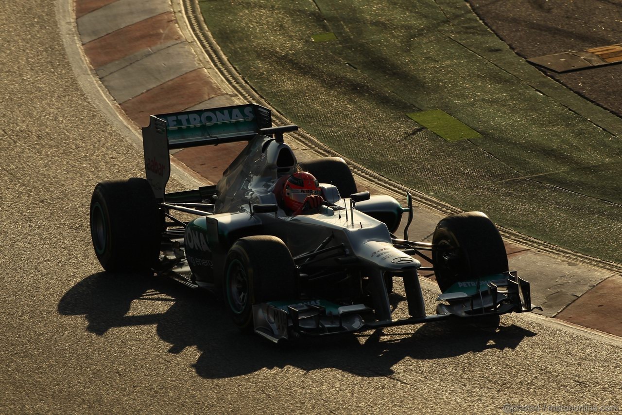 Barcelona Test Febbraio 2012, 21.02.2012, Barcelona, Spain,
Michael Schumacher (GER), Mercedes AMG Petronas - Formula 1 Testing, day 1 - Formula 1 World Championship 