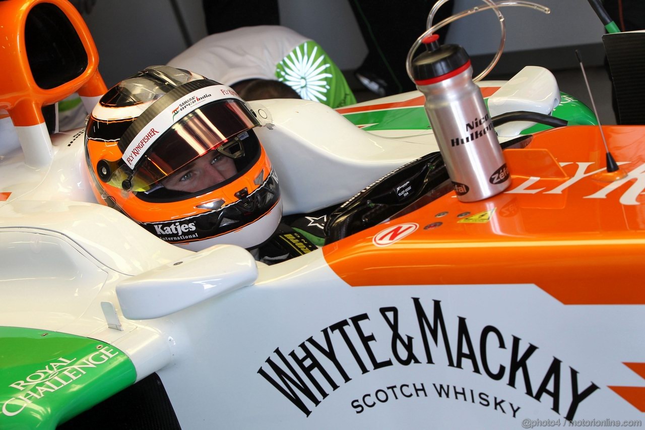 Barcelona Test Febbraio 2012, 21.02.2012, Barcelona, Spain,
Nico Hulkenberg (GER), Sahara Force India Formula One Team   - Formula 1 Testing, day 1 - Formula 1 World Championship 