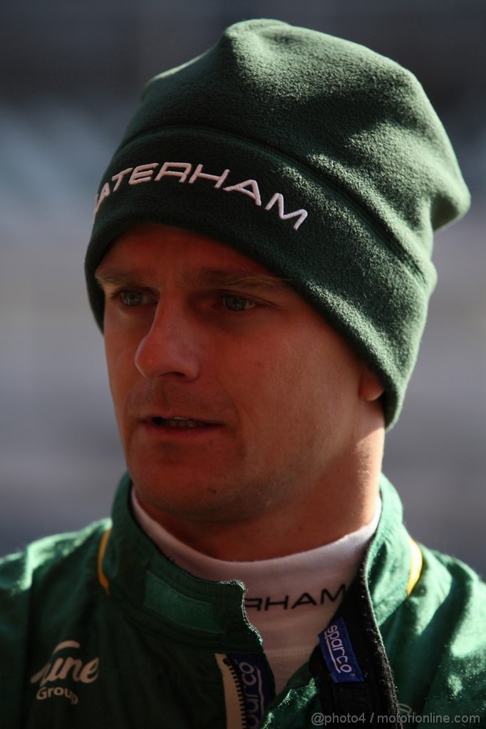 Barcelona Test Febbraio 2012, 21.02.2012 Barcelona, Spain,
Heikki Kovalainen (FIN), Caterham F1 Team - Formula 1 Testing, day 1 - Formula 1 World Championship 