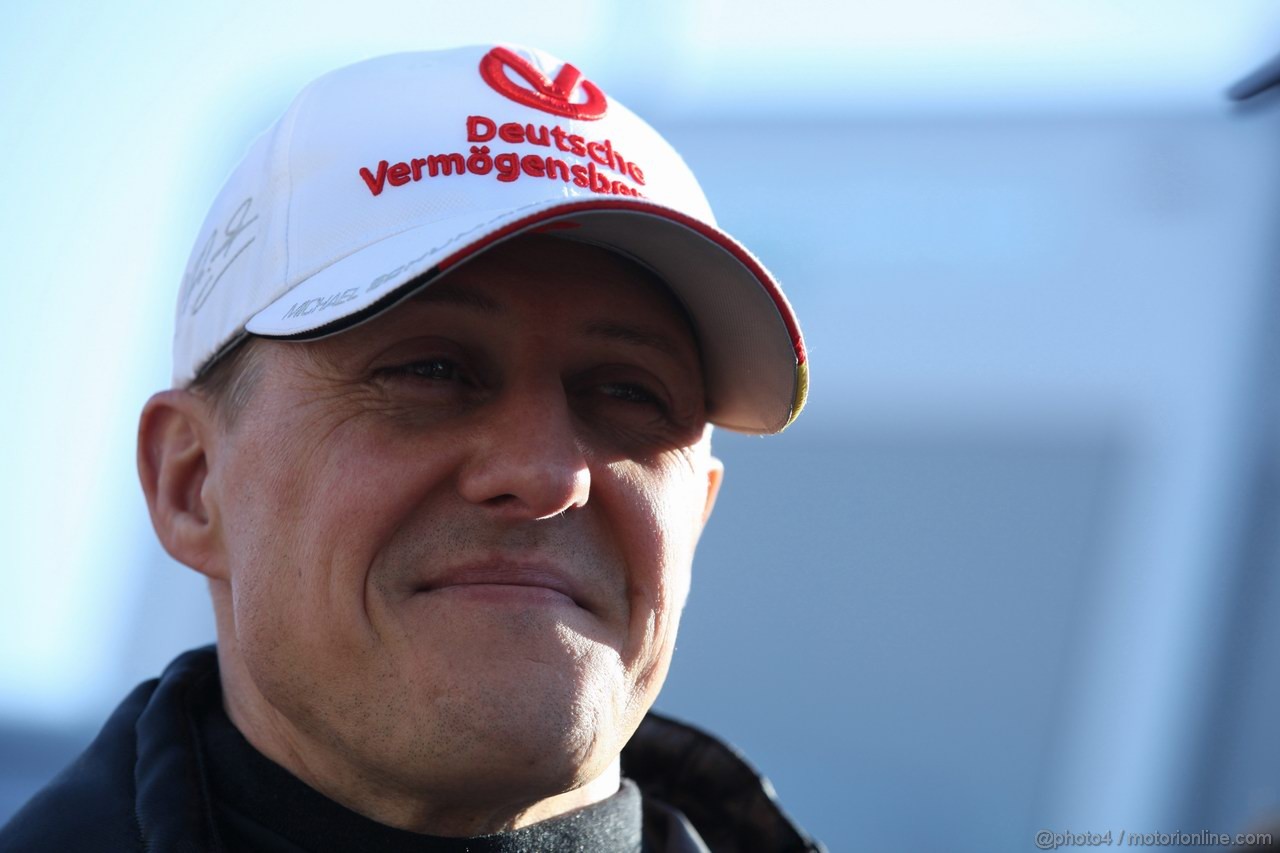 Barcelona Test Febbraio 2012, 21.02.2012 Barcelona, Spain,
Michael Schumacher (GER), Mercedes AMG Petronas - Formula 1 Testing, day 1 - Formula 1 World Championship 