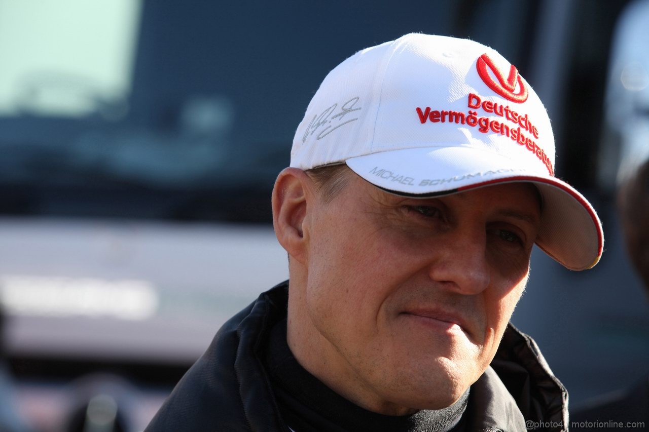 Barcelona Test Febbraio 2012, 21.02.2012 Barcelona, Spain,
Michael Schumacher (GER), Mercedes AMG Petronas - Formula 1 Testing, day 1 - Formula 1 World Championship 