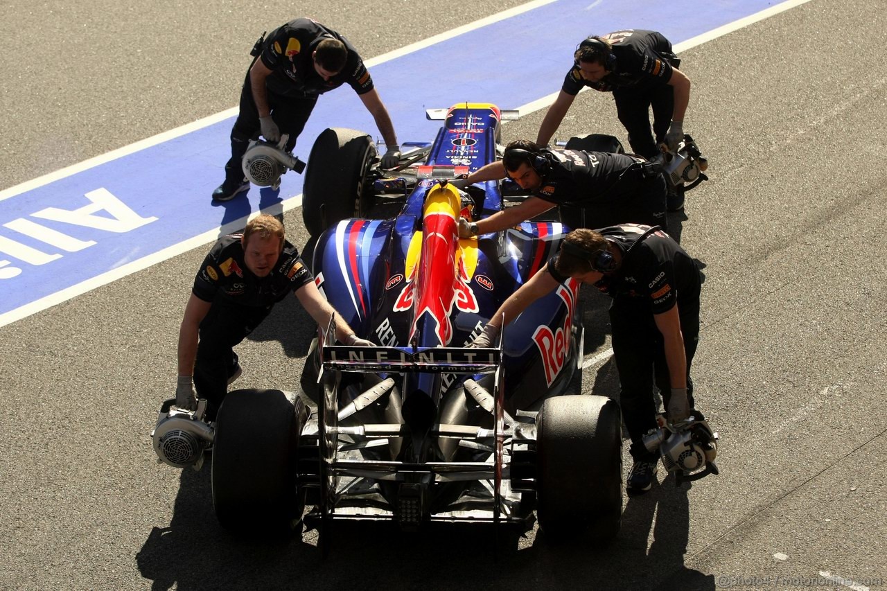 Barcelona Test Febbraio 2012, 21.02.2012, Barcelona, Spain,
Sebastian Vettel (GER), Red Bull Racing   - Formula 1 Testing, day 1 - Formula 1 World Championship 