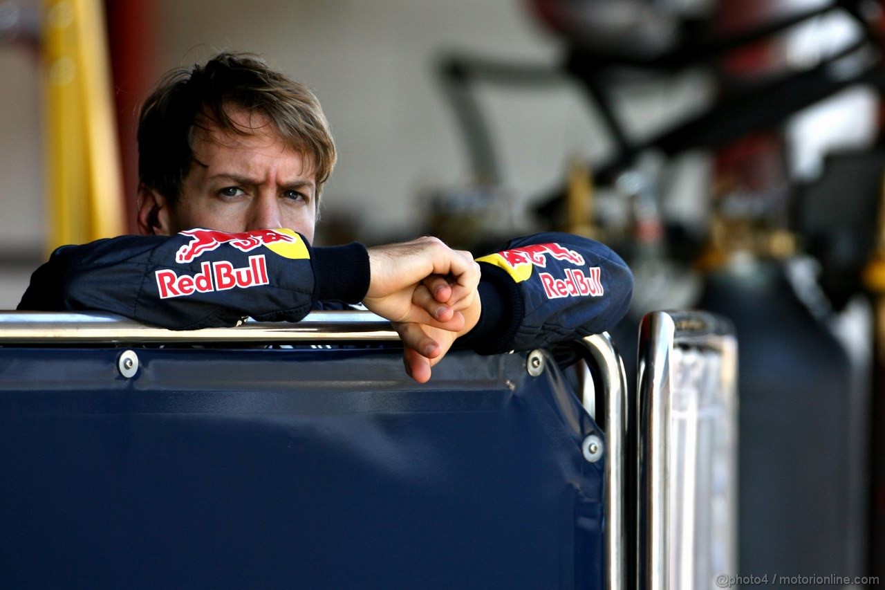 Barcelona Test Febbraio 2012, 21.02.2012 Barcelona, Spain,
Sebastian Vettel (GER), Red Bull Racing   - Formula 1 Testing, day 1 - Formula 1 World Championship 