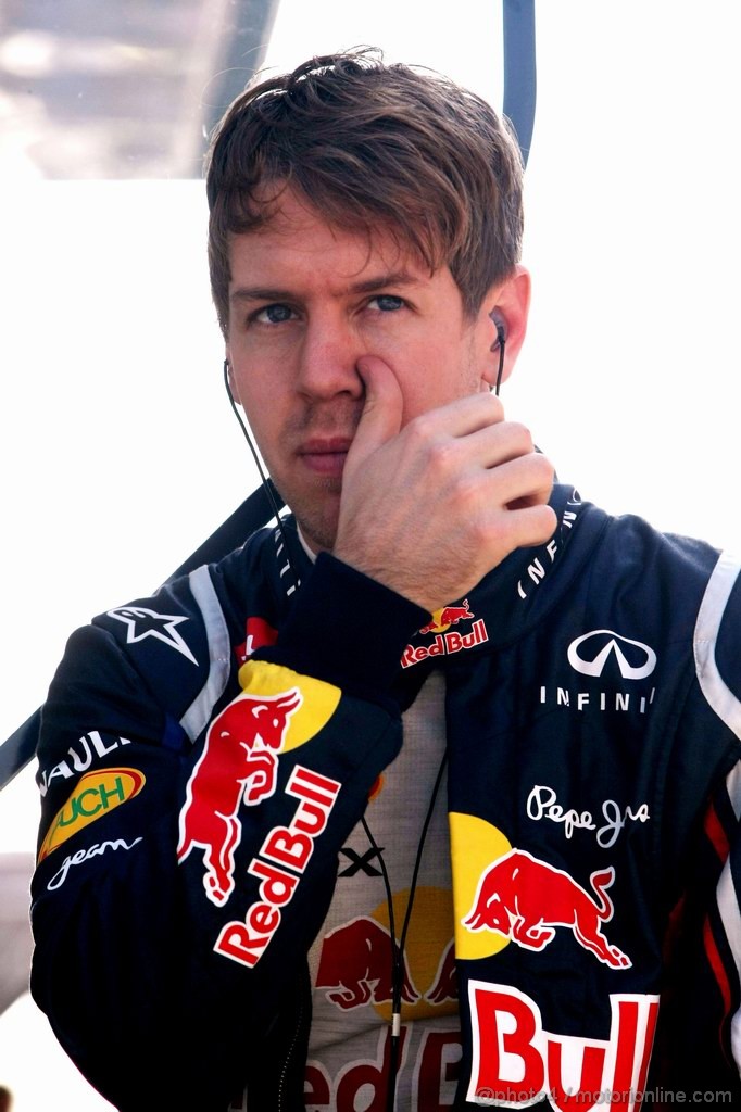 Barcelona Test Febbraio 2012, 21.02.2012 Barcelona, Spain,
Sebastian Vettel (GER), Red Bull Racing   - Formula 1 Testing, day 1 - Formula 1 World Championship 