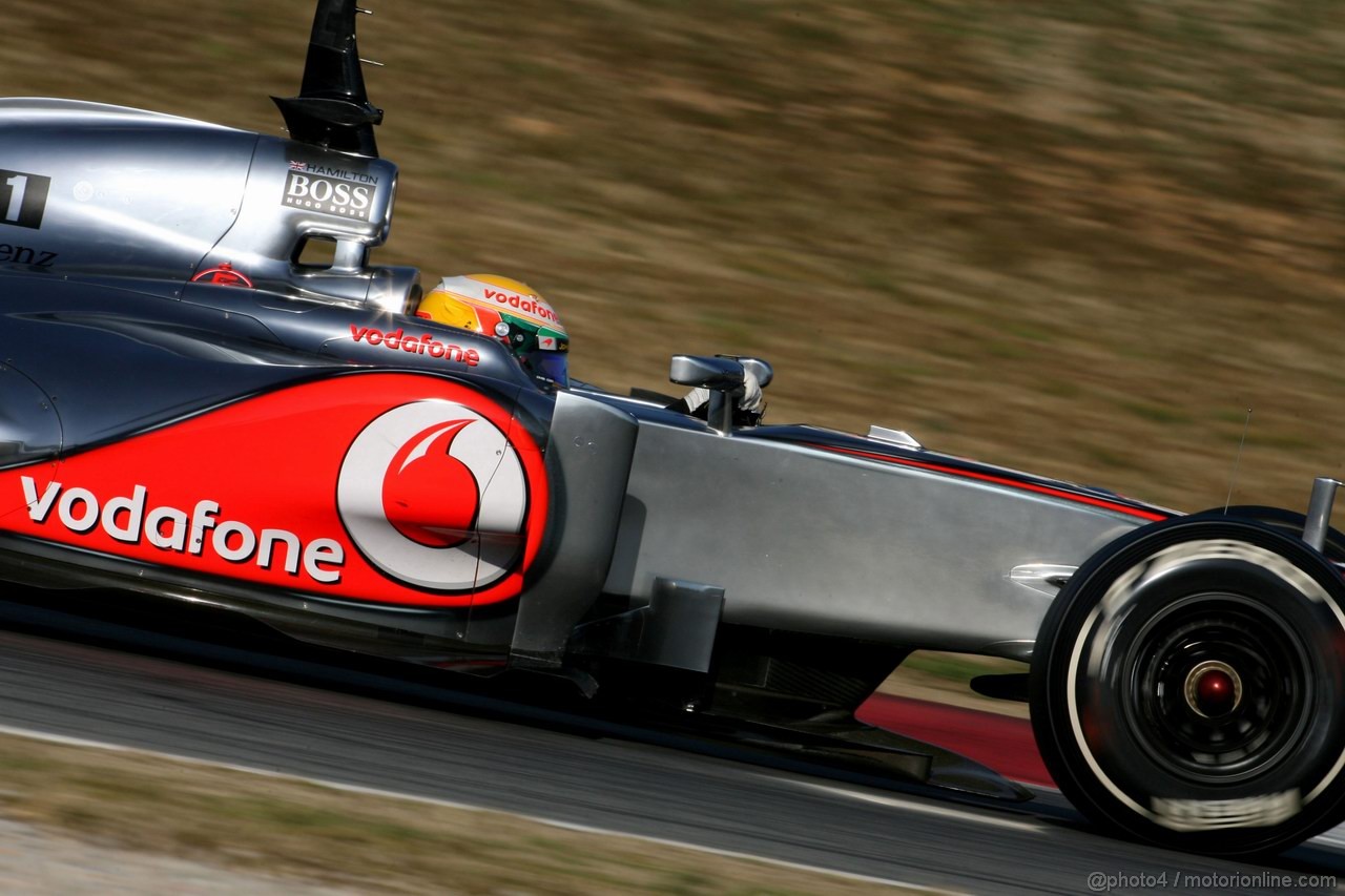 Barcelona Test Febbraio 2012, 21.02.2012, Barcelona, Spain,
Lewis Hamilton (GBR), McLaren Mercedes   - Formula 1 Testing, day 1 - Formula 1 World Championship