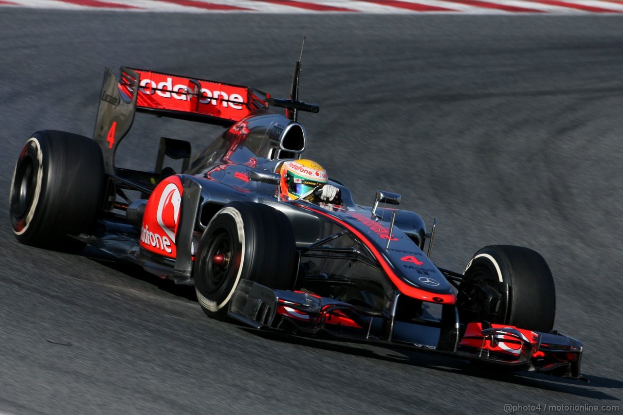 Barcelona Test Febbraio 2012, 21.02.2012, Barcelona, Spain,
Lewis Hamilton (GBR), McLaren Mercedes   - Formula 1 Testing, day 1 - Formula 1 World Championship