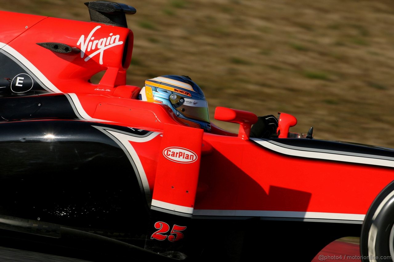 Barcelona Test Febbraio 2012, 21.02.2012, Barcelona, Spain,
Charles Pic (FRA), Marussia F1 Team   - Formula 1 Testing, day 1 - Formula 1 World Championship 