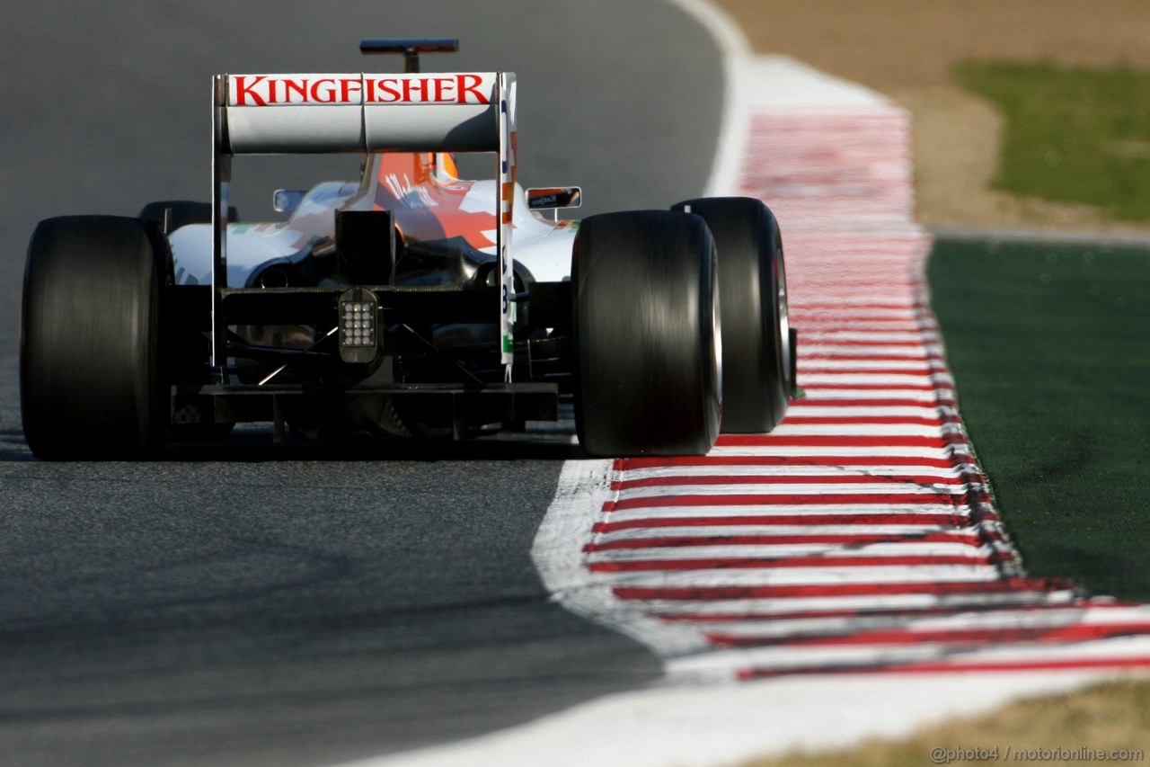 Barcelona Test Febbraio 2012, 21.02.2012, Barcelona, Spain,
Nico Hulkenberg (GER), Sahara Force India Formula One Team   - Formula 1 Testing, day 1 - Formula 1 World Championship 