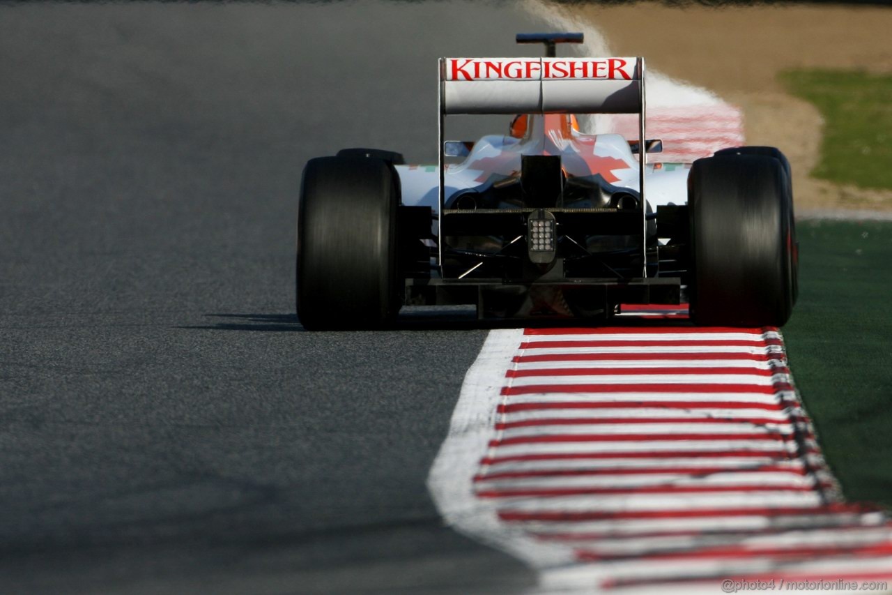Barcelona Test Febbraio 2012, 21.02.2012, Barcelona, Spain,
Nico Hulkenberg (GER), Sahara Force India Formula One Team  - Formula 1 Testing, day 1 - Formula 1 World Championship 
