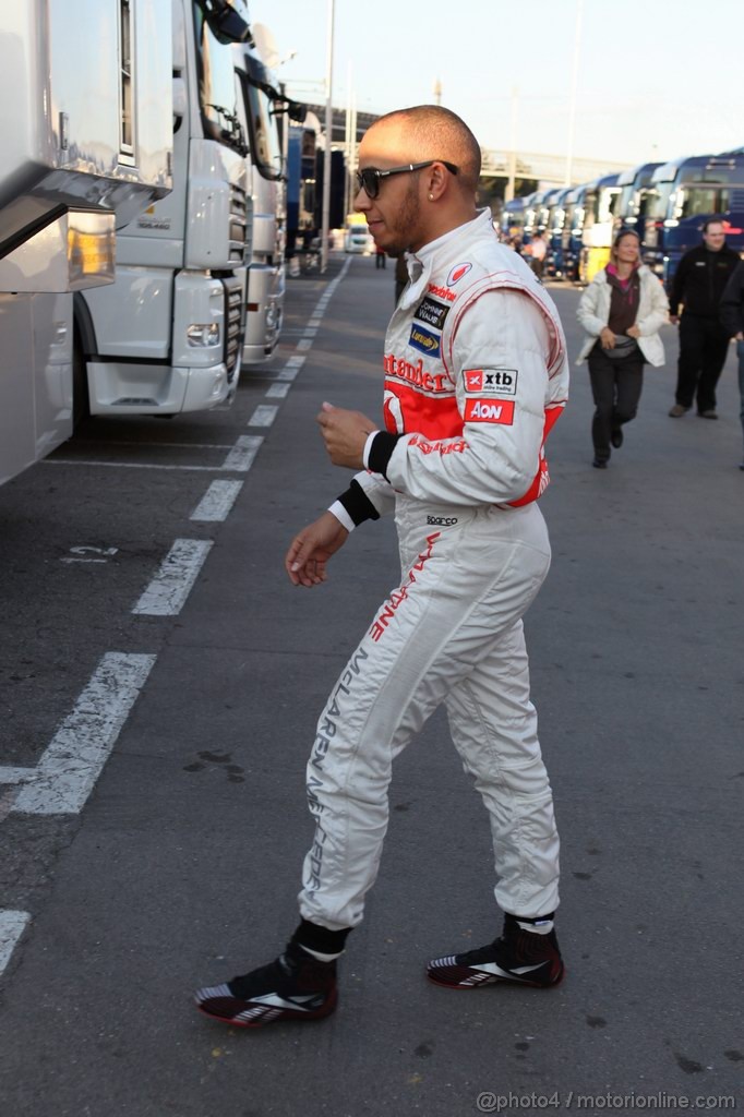 Barcelona Test Febbraio 2012, 21.02.2012 Barcelona, Spain,
Lewis Hamilton (GBR), McLaren Mercedes - Formula 1 Testing, day 1 - Formula 1 World Championship 