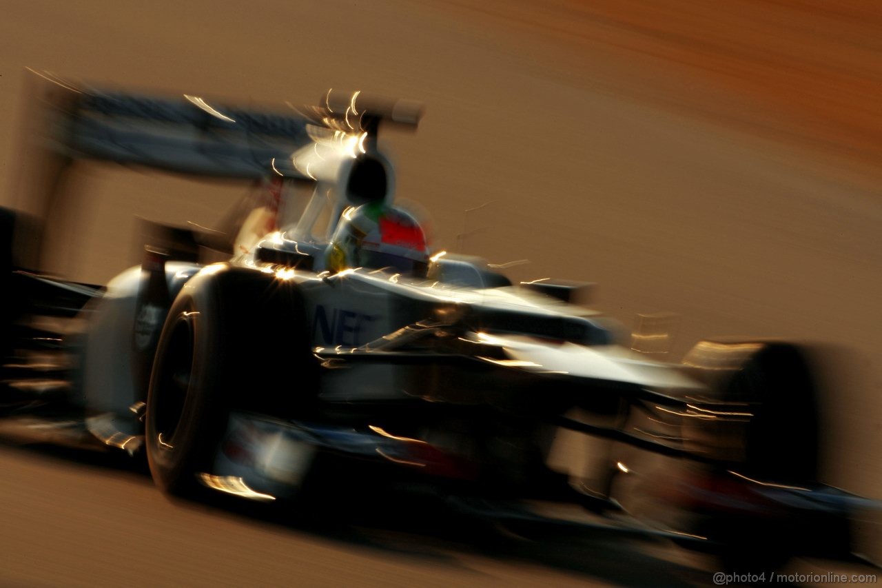 Barcelona Test Febbraio 2012, 21.02.2012, Barcelona, Spain,
Sergio Perez (MEX), Sauber F1 Team   - Formula 1 Testing, day 1 - Formula 1 World Championship 