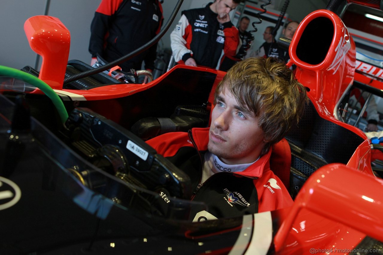 Barcelona Test Febbraio 2012, 21.02.2012 Barcelona, Spain,
Charles Pic (FRA), Marussia F1 Team - Formula 1 Testing, day 1 - Formula 1 World Championship 