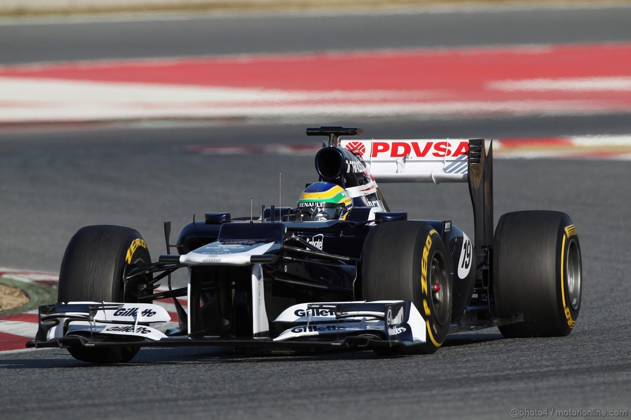 Barcelona Test Febbraio 2012, 21.02.2012, Barcelona, Spain,
Bruno Senna (BRA), Williams F1 Team - Formula 1 Testing, day 1 - Formula 1 World Championship 