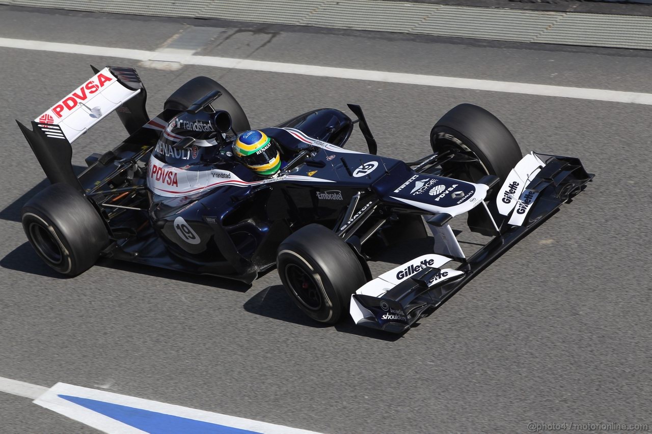 Barcelona Test Febbraio 2012, 21.02.2012, Barcelona, Spain,
Bruno Senna (BRA), Williams F1 Team - Formula 1 Testing, day 1 - Formula 1 World Championship 