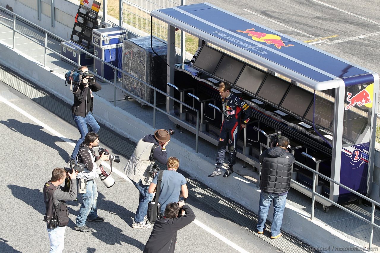 Barcelona Test Febbraio 2012, 21.02.2012 Barcelona, Spain,
Sebastian Vettel (GER), Red Bull Racing - Formula 1 Testing, day 1 - Formula 1 World Championship 