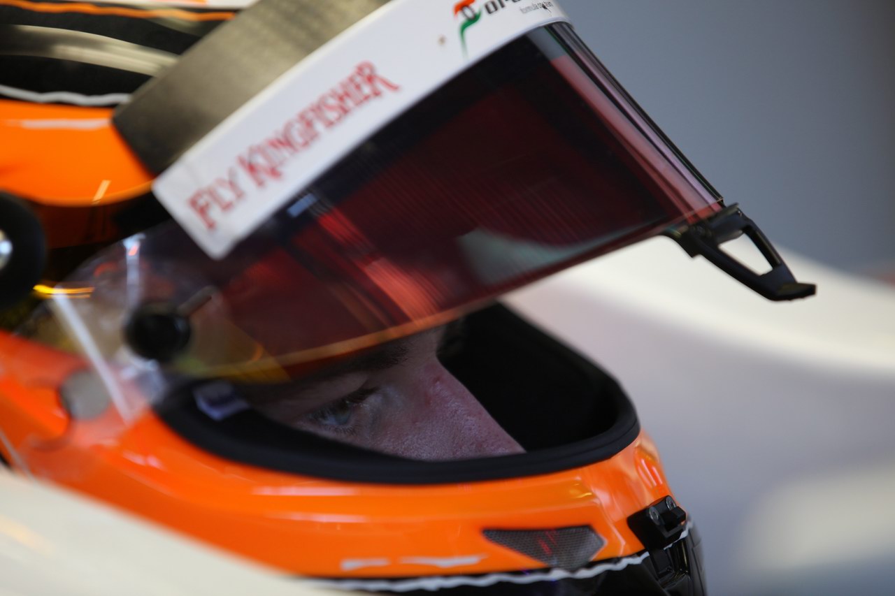 Barcelona Test Febbraio 2012, 21.02.2012 Barcelona, Spain,
Nico Hulkenberg (GER), Sahara Force India Formula One Team - Formula 1 Testing, day 1 - Formula 1 World Championship - www.xpb.cc, EMail: info@xpb.cc - copy of publication required for printed pictures. Every used picture is fee-liable © Copyright: Batchelor/ xpb.cc
