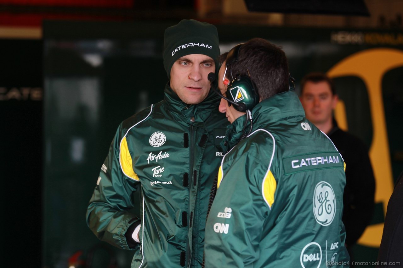 Barcelona Test Febbraio 2012, 22.02.2012 Barcelona, Spain,
Vitaly Petrov (RUS), Caterham F1 Team - Formula 1 Testing, day 2 - Formula 1 World Championship 