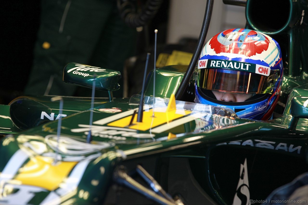 Barcelona Test Febbraio 2012, 22.02.2012 Barcelona, Spain,
Vitaly Petrov (RUS), Caterham F1 Team - Formula 1 Testing, day 2 - Formula 1 World Championship 