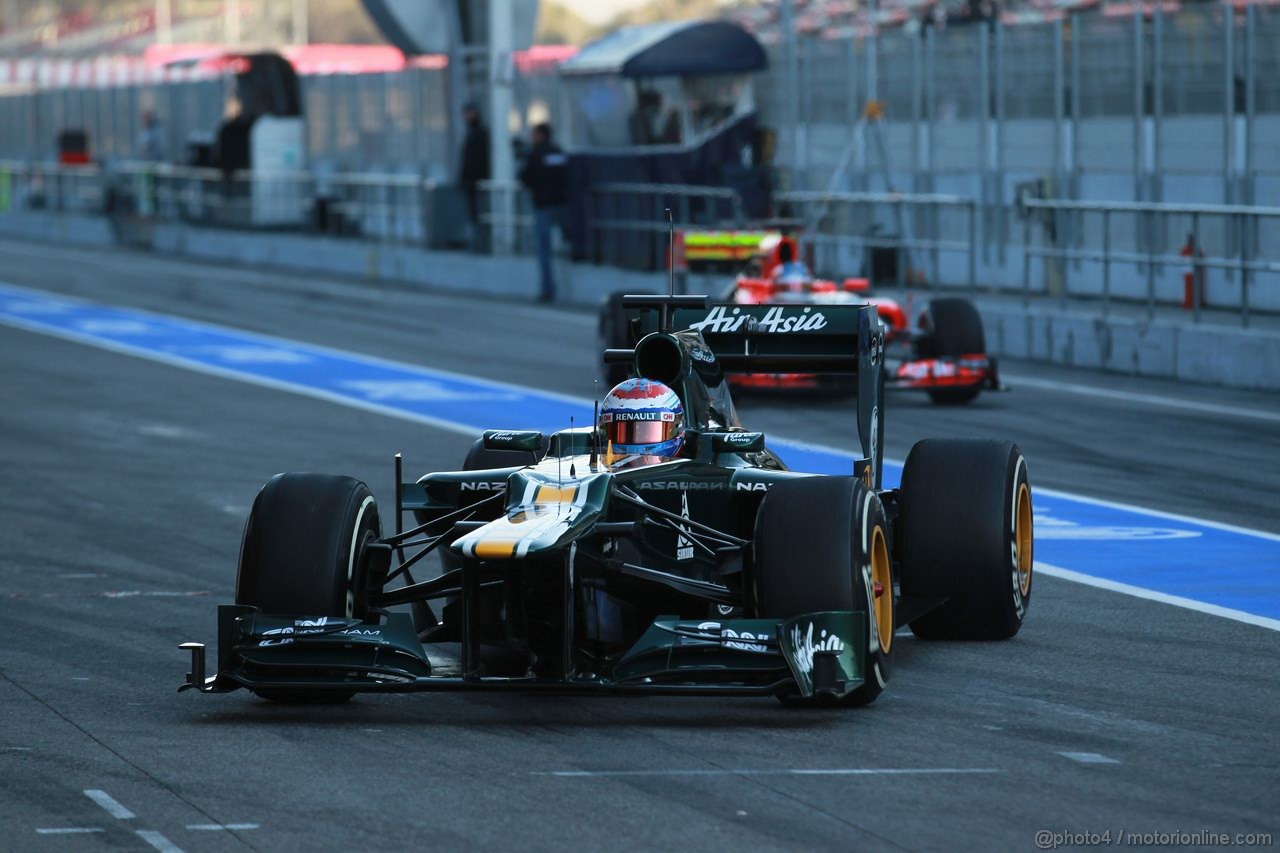 Barcelona Test Febbraio 2012, 22.02.2012, Barcelona, Spain,
Vitaly Petrov (RUS), Caterham F1 Team - Formula 1 Testing, day 2 - Formula 1 World Championship 