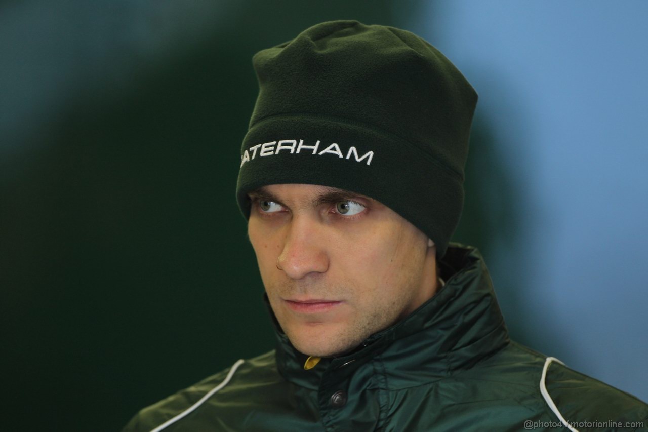 Barcelona Test Febbraio 2012, 22.02.2012 Barcelona, Spain,
Vitaly Petrov (RUS), Caterham F1 Team - Formula 1 Testing, day 2 - Formula 1 World Championship 