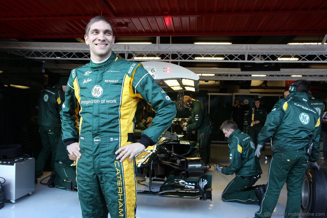 Barcelona Test Febbraio 2012, 22.02.2012 Barcelona, Spain,
Vitaly Petrov (RUS), Caterham F1 Team - Formula 1 Testing, day 2 - Formula 1 World Championship 