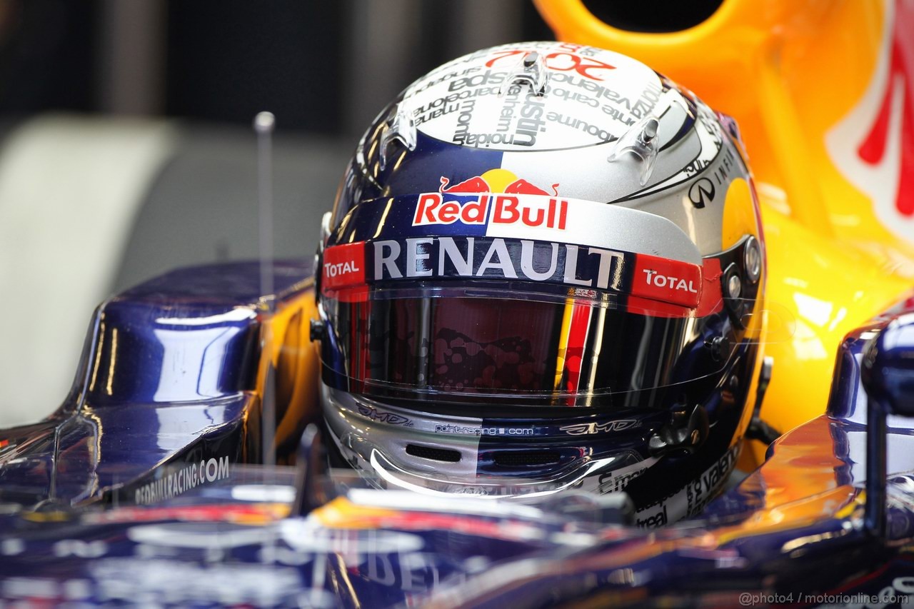 Barcelona Test Febbraio 2012, 22.02.2012 Barcelona, Spain,
Sebastian Vettel (GER), Red Bull Racing - Formula 1 Testing, day 2 - Formula 1 World Championship 