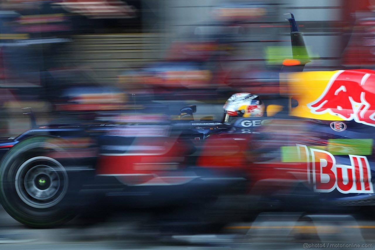 Barcelona Test Febbraio 2012, 22.02.2012, Barcelona, Spain,
Sebastian Vettel (GER), Red Bull Racing - Formula 1 Testing, day 2 - Formula 1 World Championship 