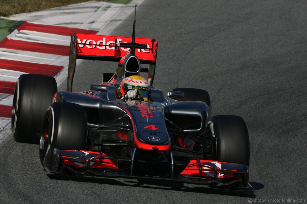 Barcelona Test Febbraio 2012, 22.02.2012, Barcelona, Spain,
Lewis Hamilton (GBR), McLaren Mercedes   - Formula 1 Testing, day 2 - Formula 1 World Championship 