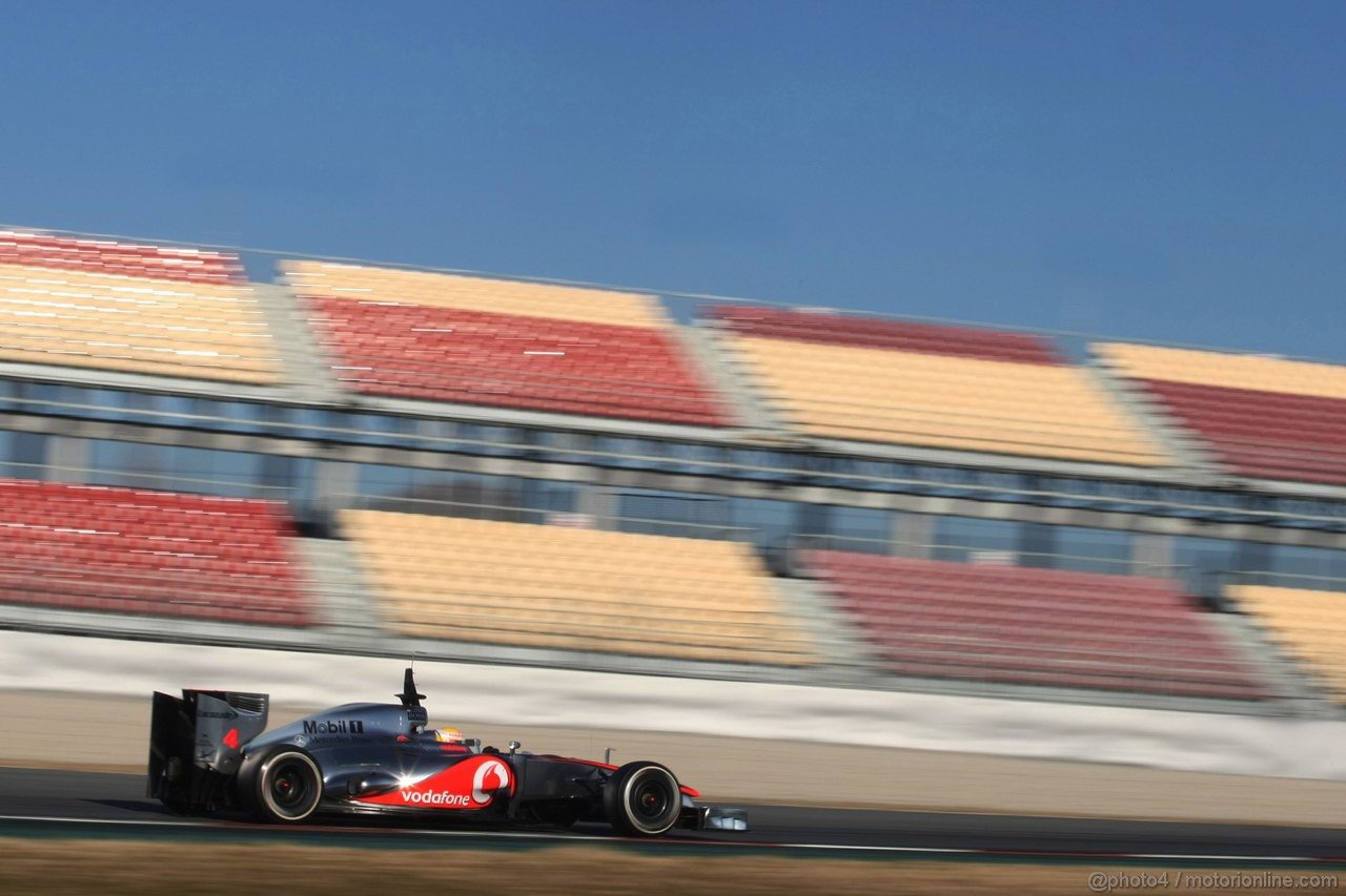 Barcelona Test Febbraio 2012, 22.02.2012, Barcelona, Spain,
Lewis Hamilton (GBR), McLaren Mercedes   - Formula 1 Testing, day 2 - Formula 1 World Championship 