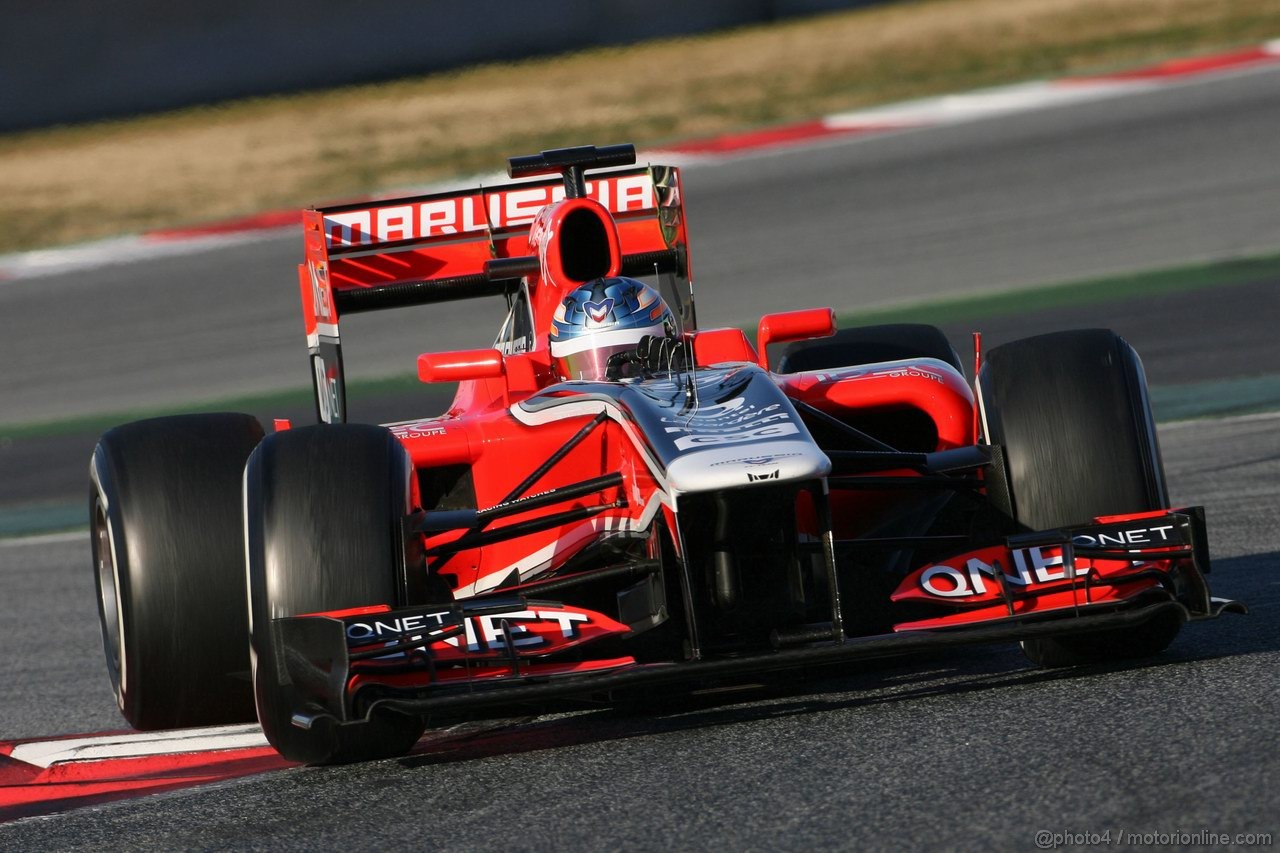 Barcelona Test Febbraio 2012, 22.02.2012, Barcelona, Spain,
Charles Pic (FRA), Marussia F1 Team   - Formula 1 Testing, day 2 - Formula 1 World Championship 