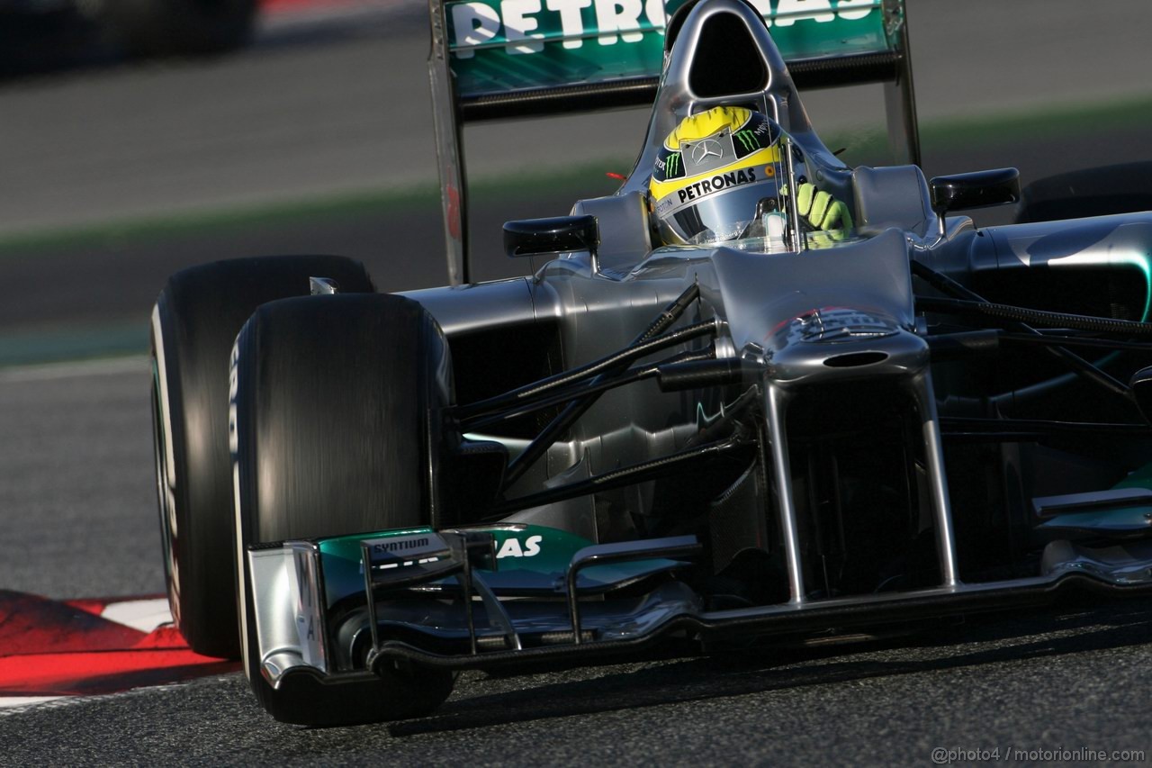 Barcelona Test Febbraio 2012, 22.02.2012, Barcelona, Spain,
Nico Rosberg (GER), Mercedes GP   - Formula 1 Testing, day 2 - Formula 1 World Championship 