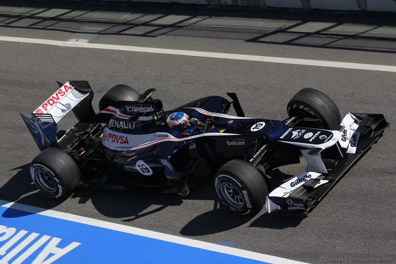 Barcelona Test Febbraio 2012, 22.02.2012, Barcelona, Spain,
Valtteri Bottas (FIN), Williams - Formula 1 Testing, day 2 - Formula 1 World Championship 