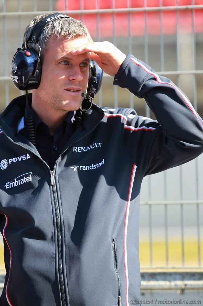 Barcelona Test Febbraio 2012, 22.02.2012 Barcelona, Spain,
Dominic Harlow (GBR), now with the Williams F1 Team - Formula 1 Testing, day 2 - Formula 1 World Championship 