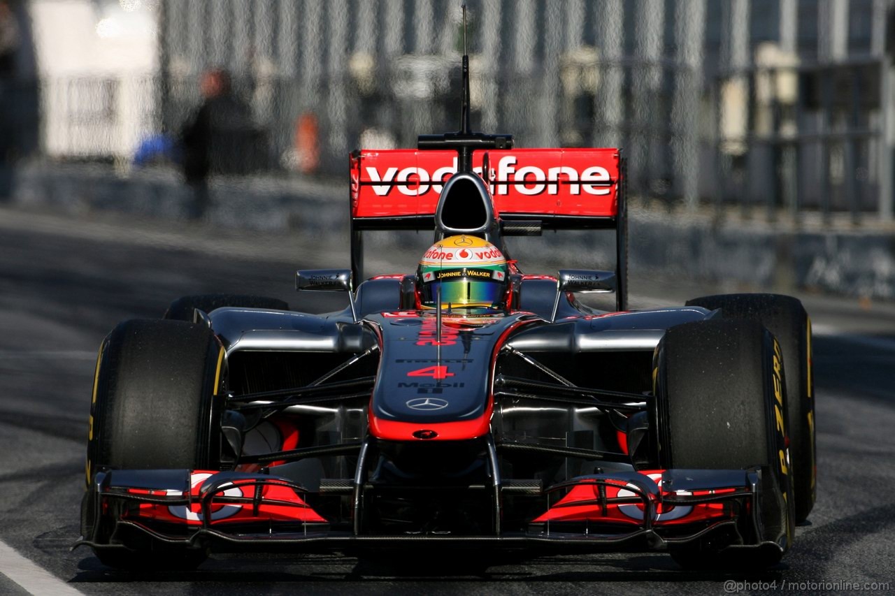 Barcelona Test Febbraio 2012, 22.02.2012, Barcelona, Spain,
Lewis Hamilton (GBR), McLaren Mercedes   - Formula 1 Testing, day 2 - Formula 1 World Championship 