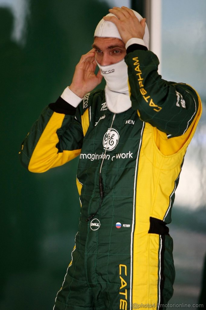 Barcelona Test Febbraio 2012, 22.02.2012, Barcelona, Spain,
Vitaly Petrov (RUS), Caterham F1 Team   - Formula 1 Testing, day 2 - Formula 1 World Championship 