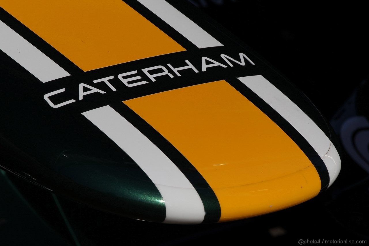 Barcelona Test Febbraio 2012, 22.02.2012 Barcelona, Spain,
Caterham nose cone - Formula 1 Testing, day 2 - Formula 1 World Championship 