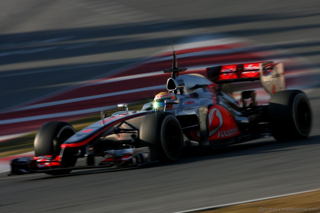 Barcelona Test Febbraio 2012, 22.02.2012, Barcelona, Spain,
Lewis Hamilton (GBR), McLaren Mercedes   - Formula 1 Testing, day 2 - Formula 1 World Championship 