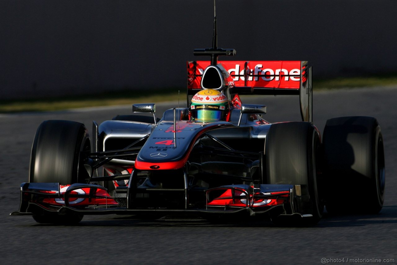 Barcelona Test Febbraio 2012, 22.02.2012, Barcelona, Spain,
Lewis Hamilton (GBR), McLaren Mercedes   - Formula 1 Testing, day 2 - Formula 1 World Championship 