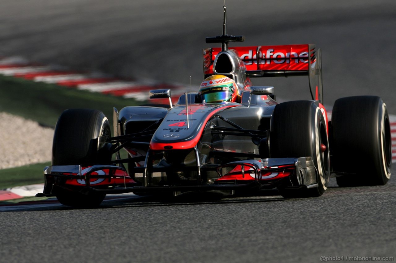 Barcelona Test Febbraio 2012, 22.02.2012, Barcelona, Spain,
Lewis Hamilton (GBR), McLaren Mercedes   - Formula 1 Testing, day 2 - Formula 1 World Championship 