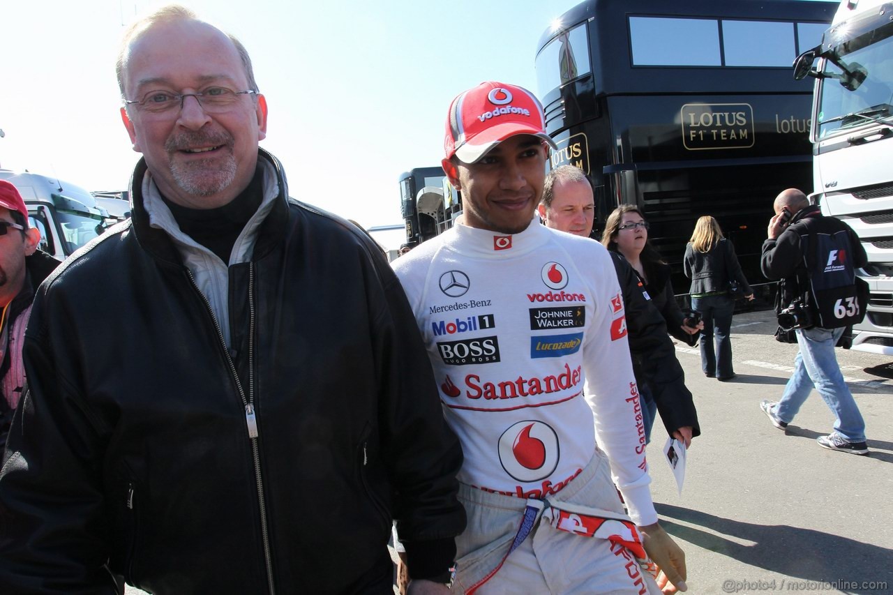 Barcelona Test Febbraio 2012, 22.02.2012 Barcelona, Spain,
Didier Couton (BEL), manager of Lewis Hamilton - Formula 1 Testing, day 2 - Formula 1 World Championship 