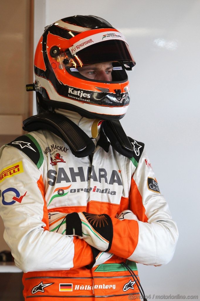Barcelona Test Febbraio 2012, 22.02.2012, Barcelona, Spain,
Nico Hulkenberg (GER), Sahara Force India Formula One Team   - Formula 1 Testing, day 2 - Formula 1 World Championship 