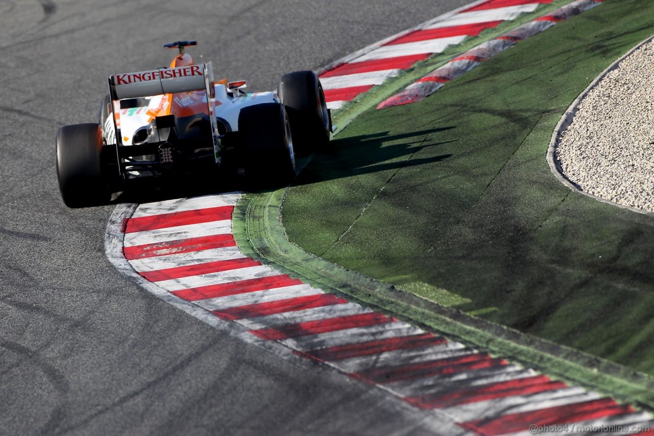 Barcelona Test Febbraio 2012, 22.02.2012, Barcelona, Spain,
Nico Hulkenberg (GER), Sahara Force India Formula One Team   - Formula 1 Testing, day 2 - Formula 1 World Championship 