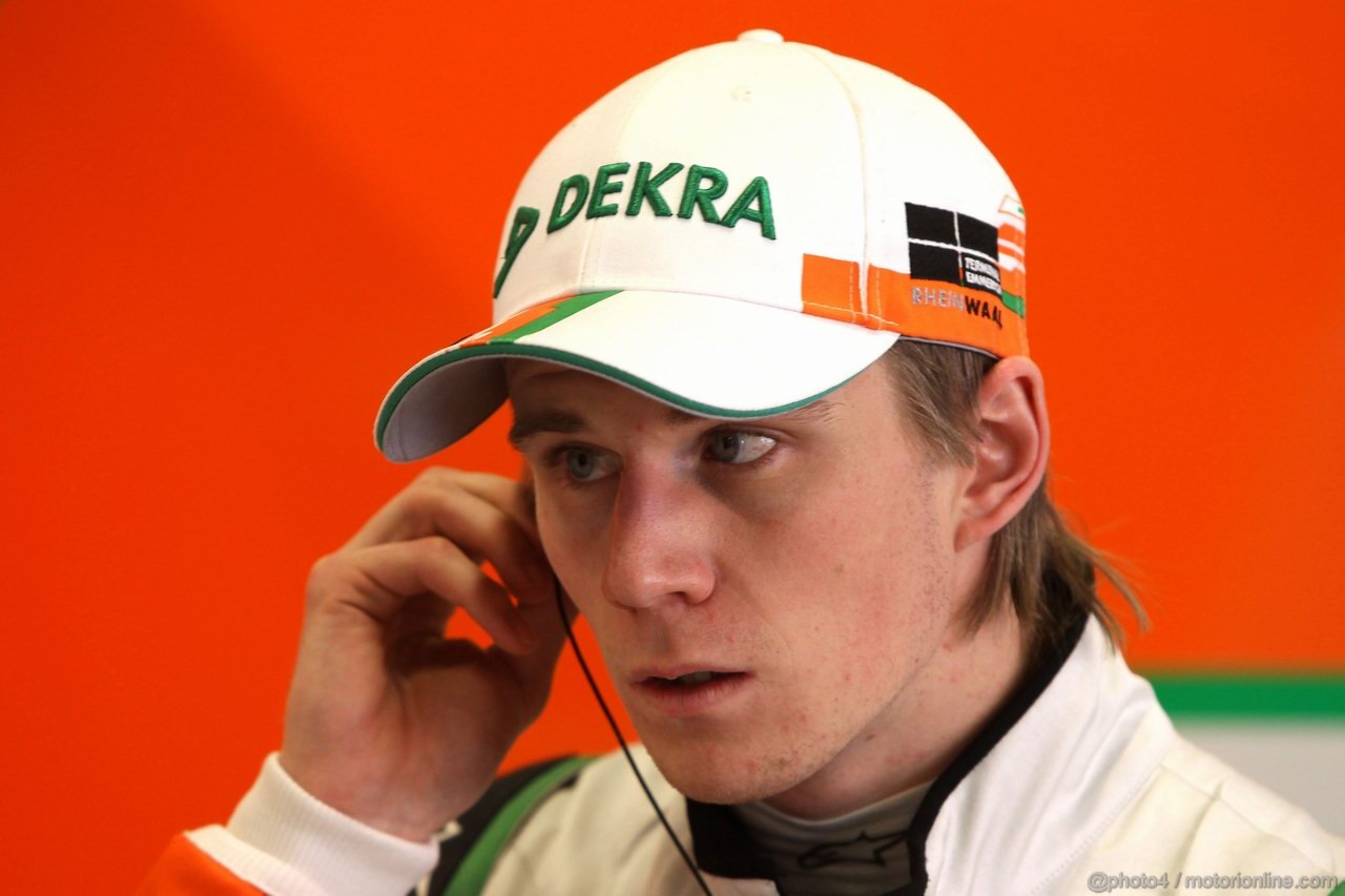 Barcelona Test Febbraio 2012, 22.02.2012 Barcelona, Spain,
Nico Hulkenberg (GER), Sahara Force India Formula One Team   - Formula 1 Testing, day 2 - Formula 1 World Championship 
