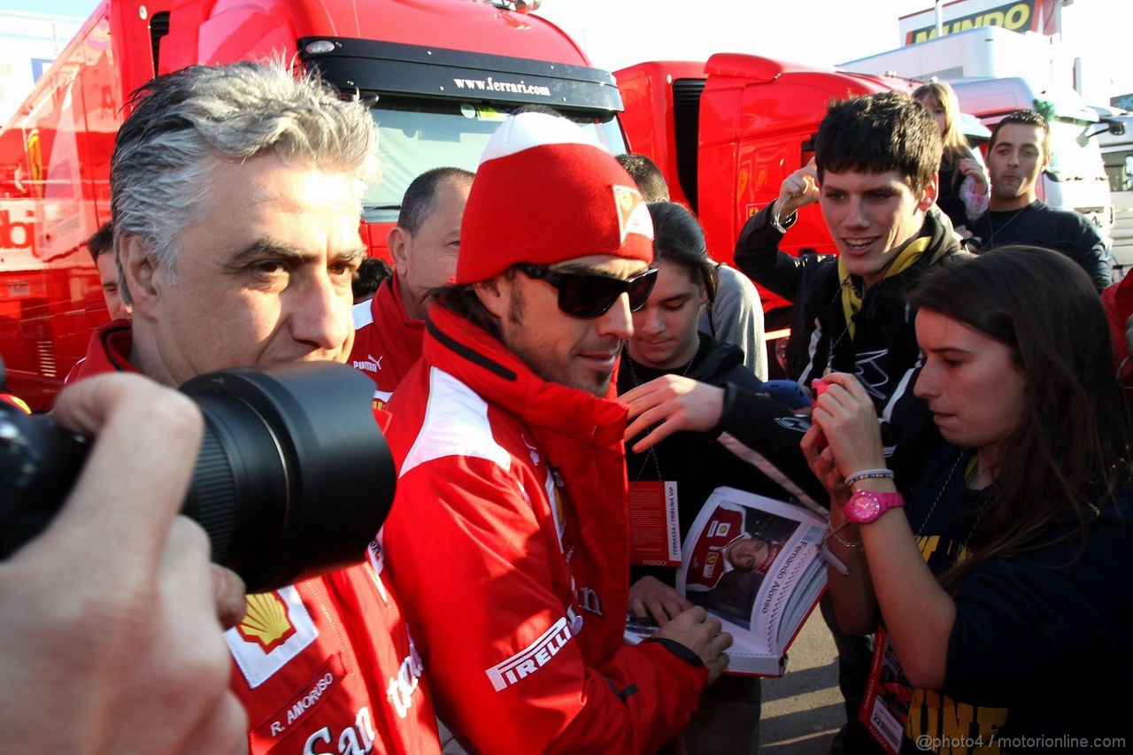 Barcelona Test Febbraio 2012, 22.02.2012 Barcelona, Spain,
Fernando Alonso (ESP), Ferrari   - Formula 1 Testing, day 2 - Formula 1 World Championship 