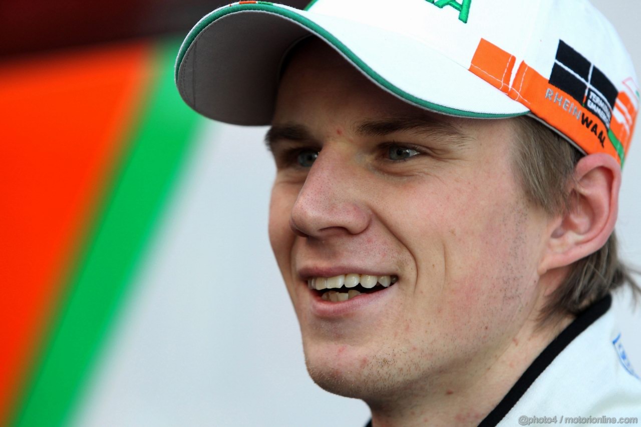 Barcelona Test Febbraio 2012, 22.02.2012 Barcelona, Spain,
Nico Hulkenberg (GER), Sahara Force India Formula One Team   - Formula 1 Testing, day 2 - Formula 1 World Championship 