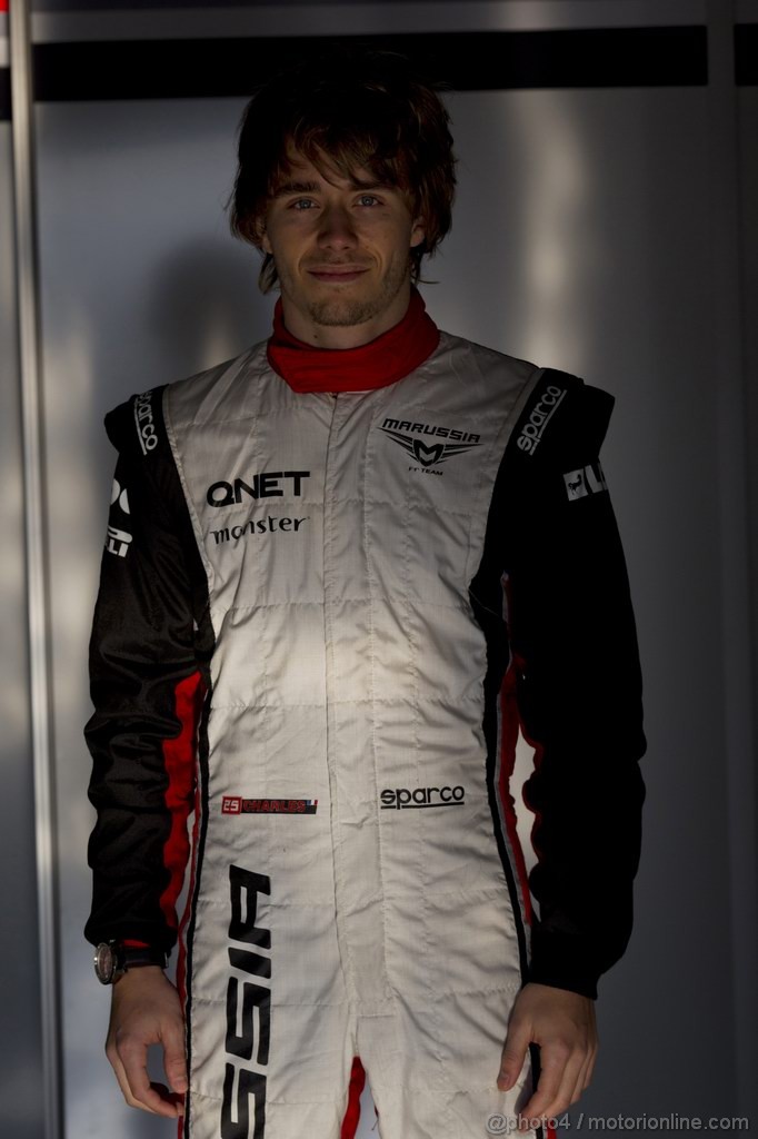 Barcelona Test Febbraio 2012, 24.02.2012 Barcelona, Spain,
Charles Pic (FRA), Marussia F1 Team - Formula 1 Testing, day 4 - Formula 1 World Championship 