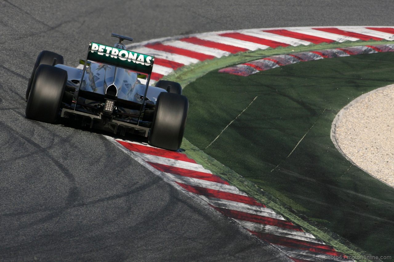 Barcelona Test Febbraio 2012, 24.02.2012, Barcelona, Spain,
Nico Rosberg (GER), Mercedes GP   - Formula 1 Testing, day 4 - Formula 1 World Championship 