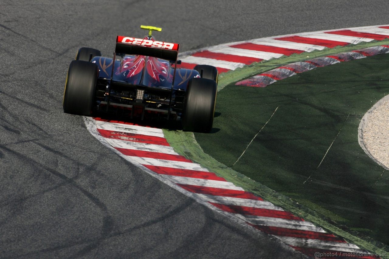 Barcelona Test Febbraio 2012, 24.02.2012, Barcelona, Spain,
Jean-Eric Vergne (FRA), Scuderia Toro Rosso    - Formula 1 Testing, day 4 - Formula 1 World Championship 